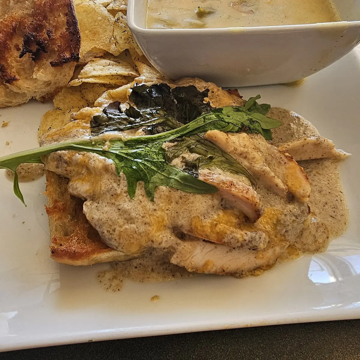 Mushroom Chicken Melt