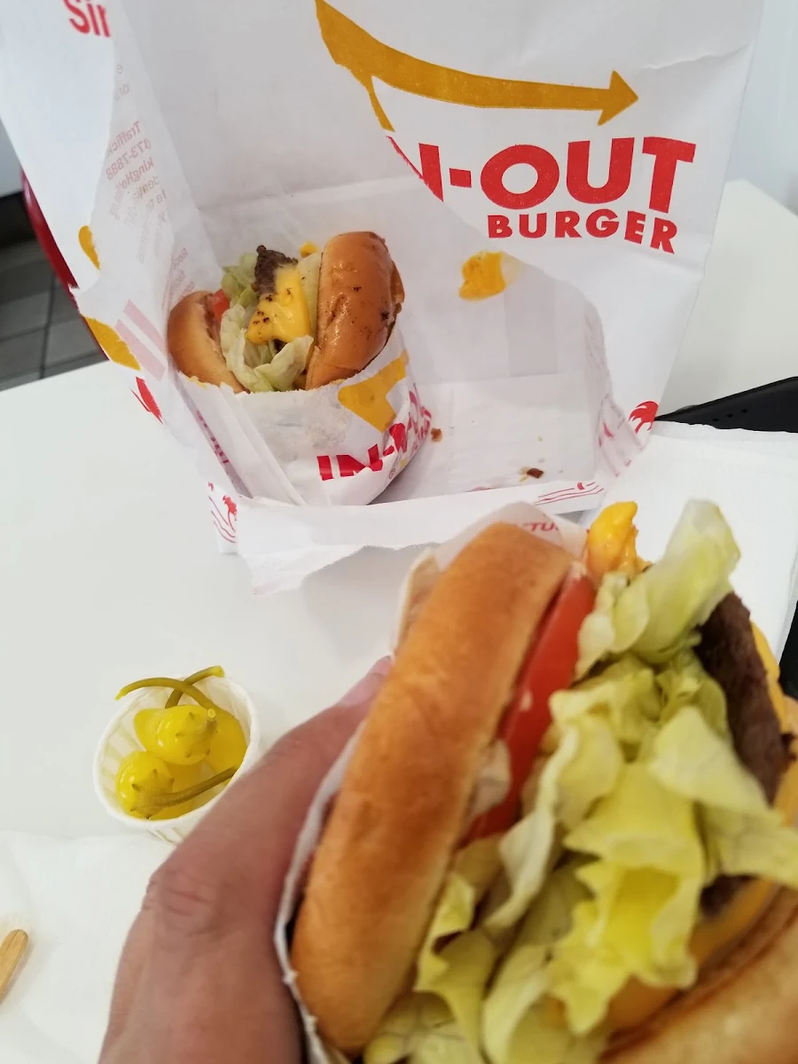 Double Double Cheeseburger and Fries Animal Style