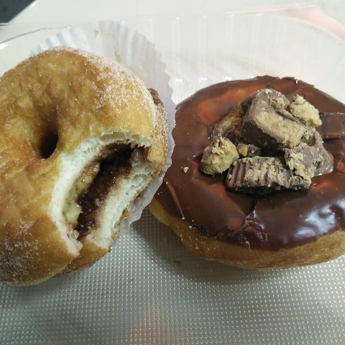 Nutella Banana & Reese's Donuts