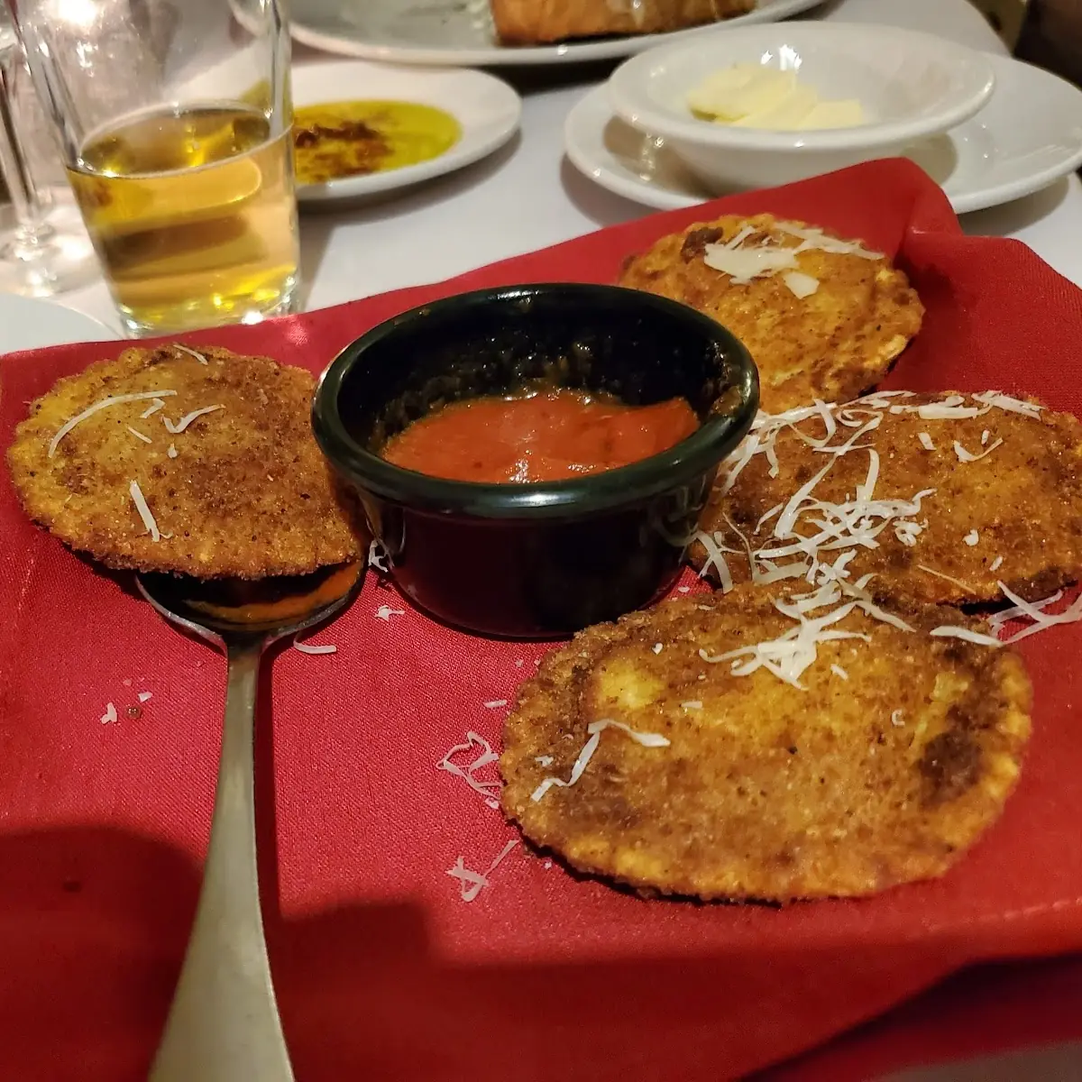 Toasted Cheese Ravioli