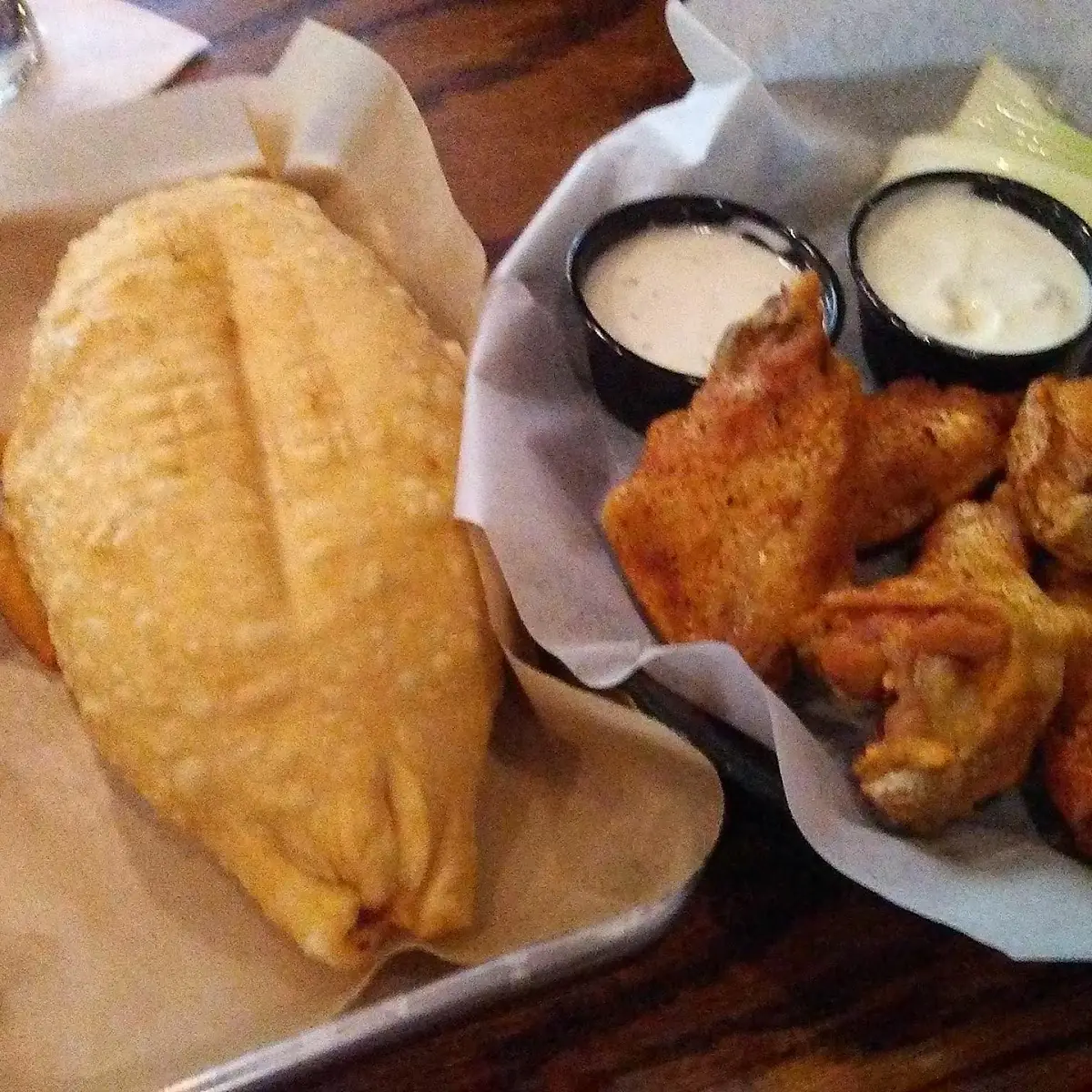 Dry Rub Chicken Wings & the Doggie