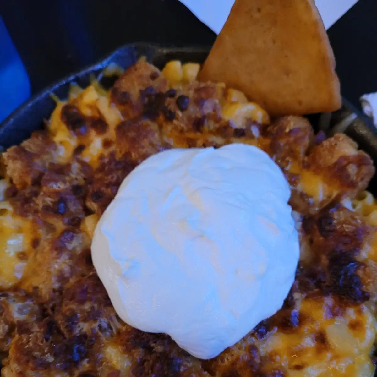 Loaded Tater Mac N Cheese