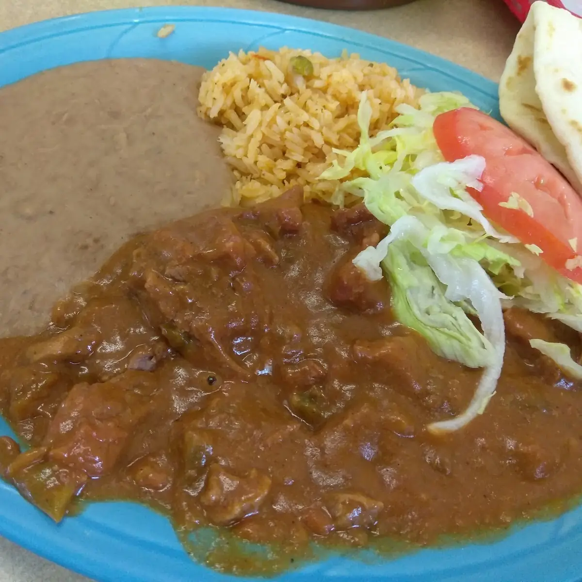 Carne Guisada Plate