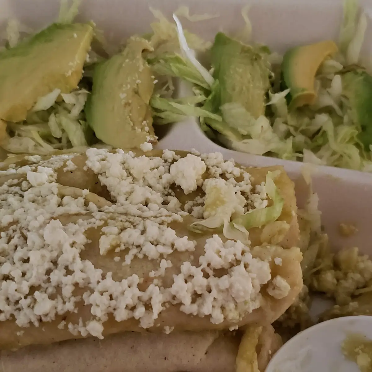 Enchiladas de Pollo En Salsa Verde