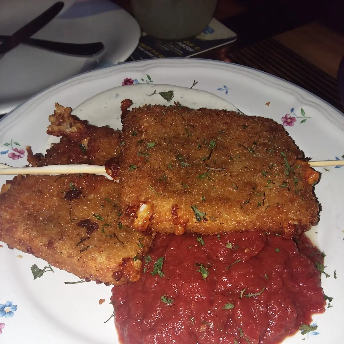 Battered Mozzarella Cheese