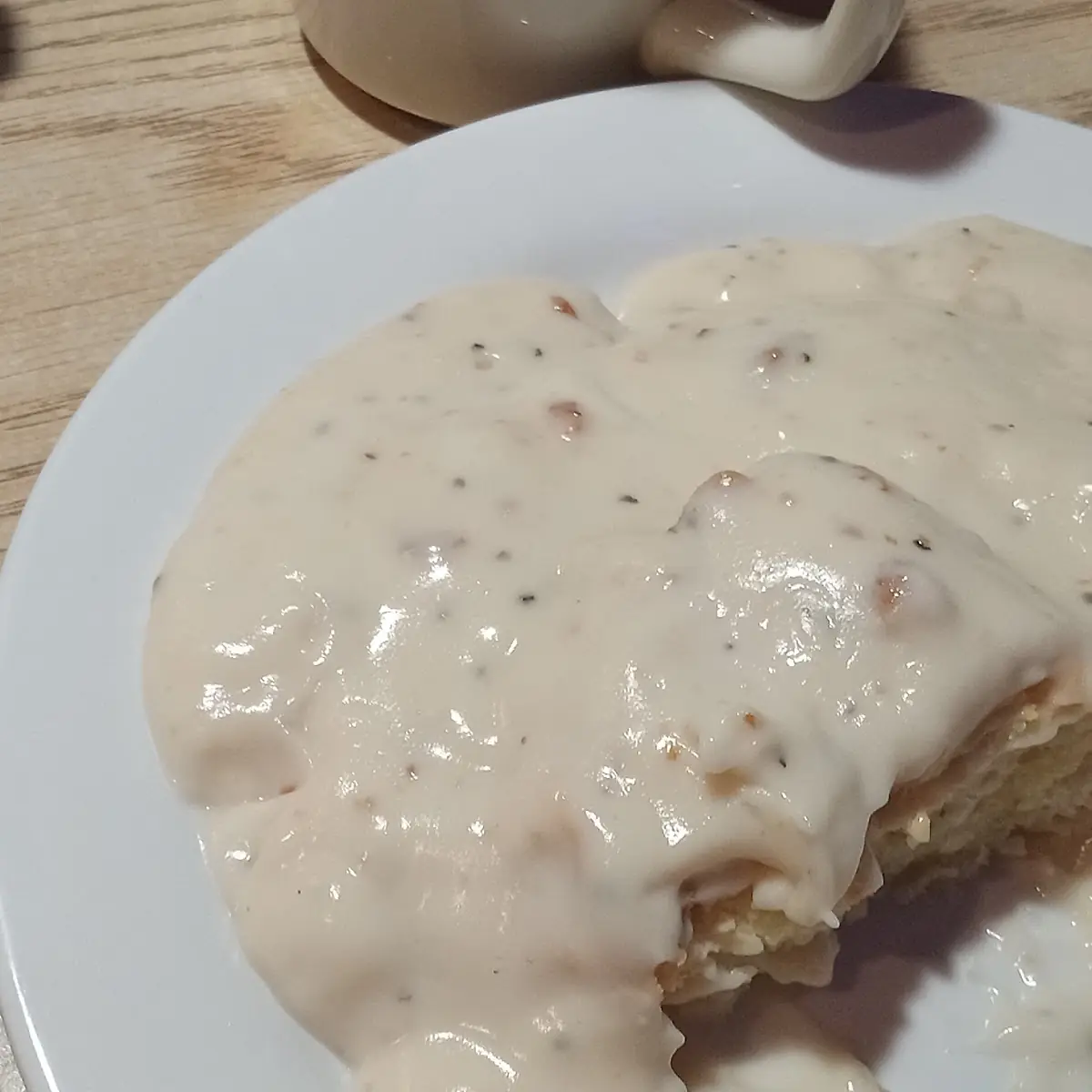 Biscuits & Gravy Comes with Country Fresh Eggs 1