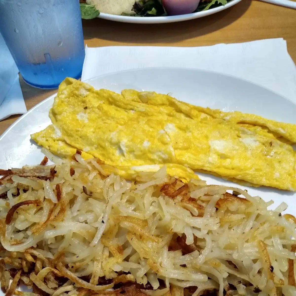 Hash Browns with Scrambled Eggs