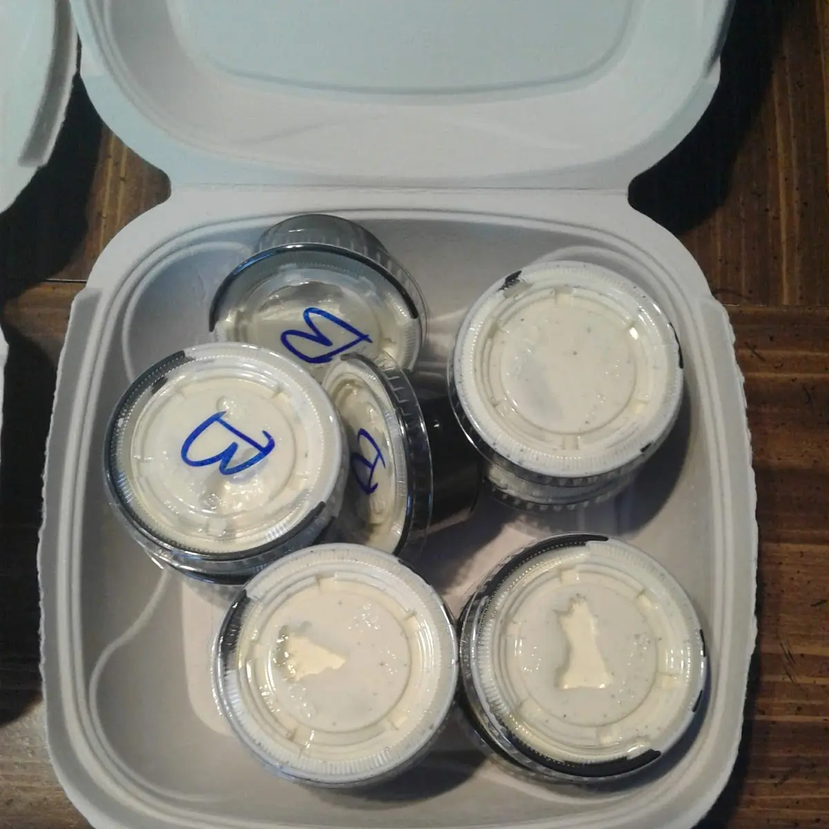 Bleu Cheese and Ranch Dressing
