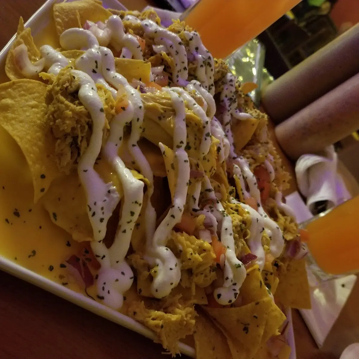 Chicken Nachos Supreme