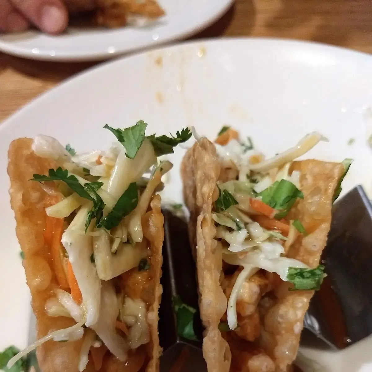 Wonton Chicken Tacos