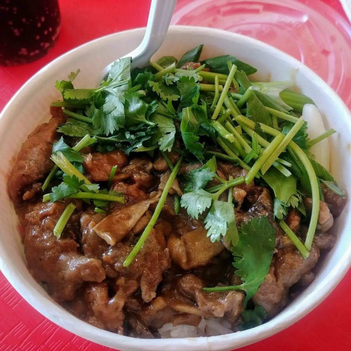 Black Pepper Beef and Mushroom