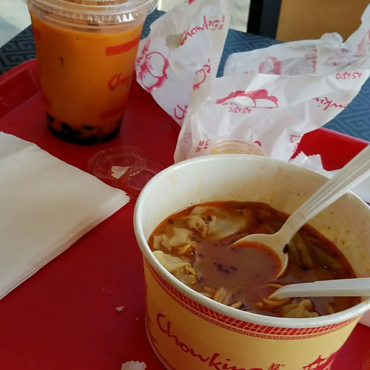 Chicken Mami with Pork Bun