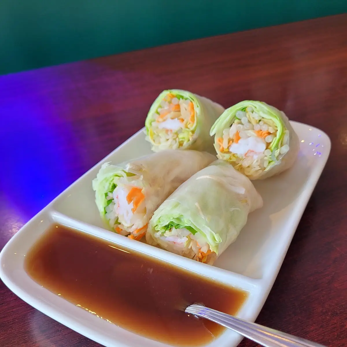 Fresh Soft Shrimp Spring Rolls 2