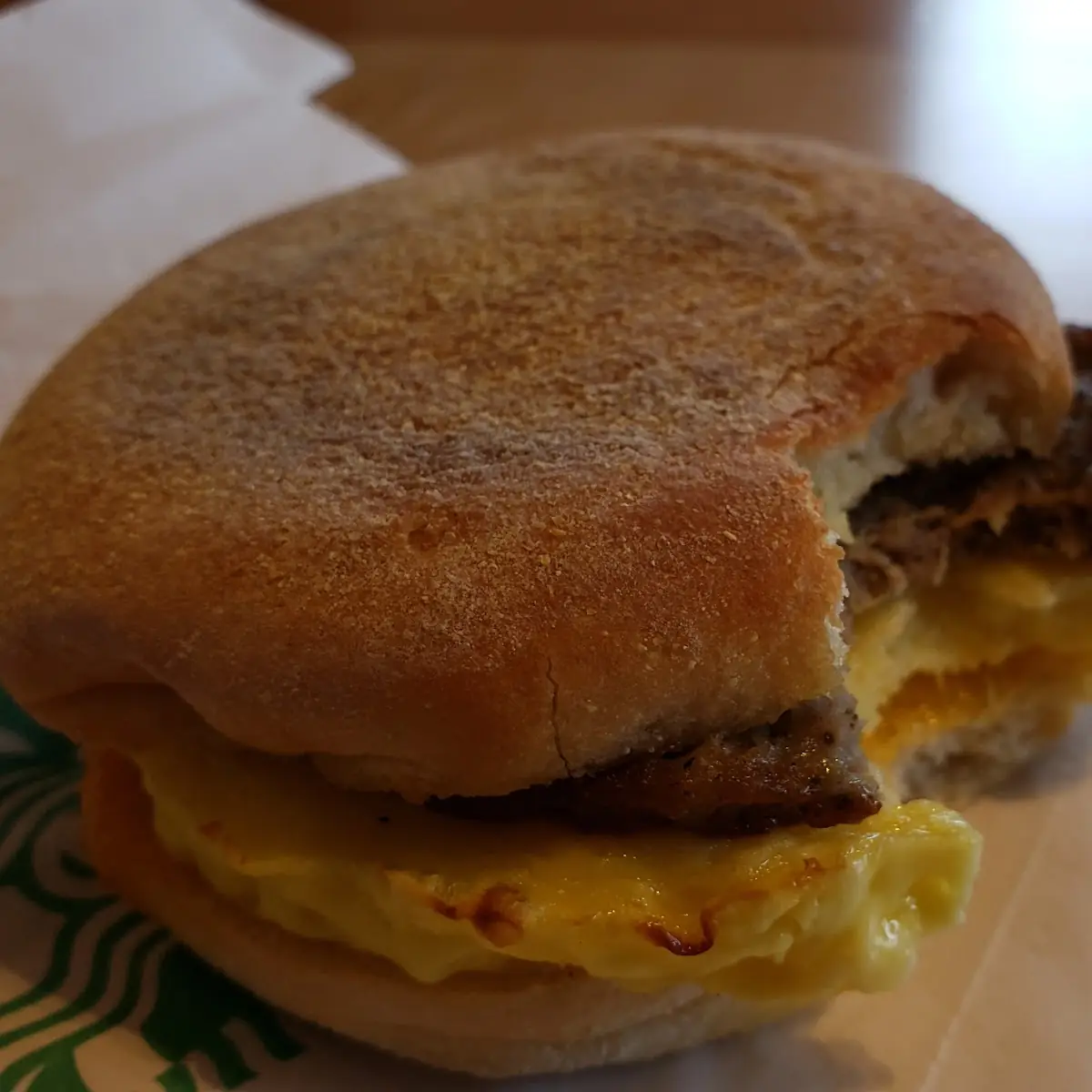 Sausage Egg Cheddar Biscuit