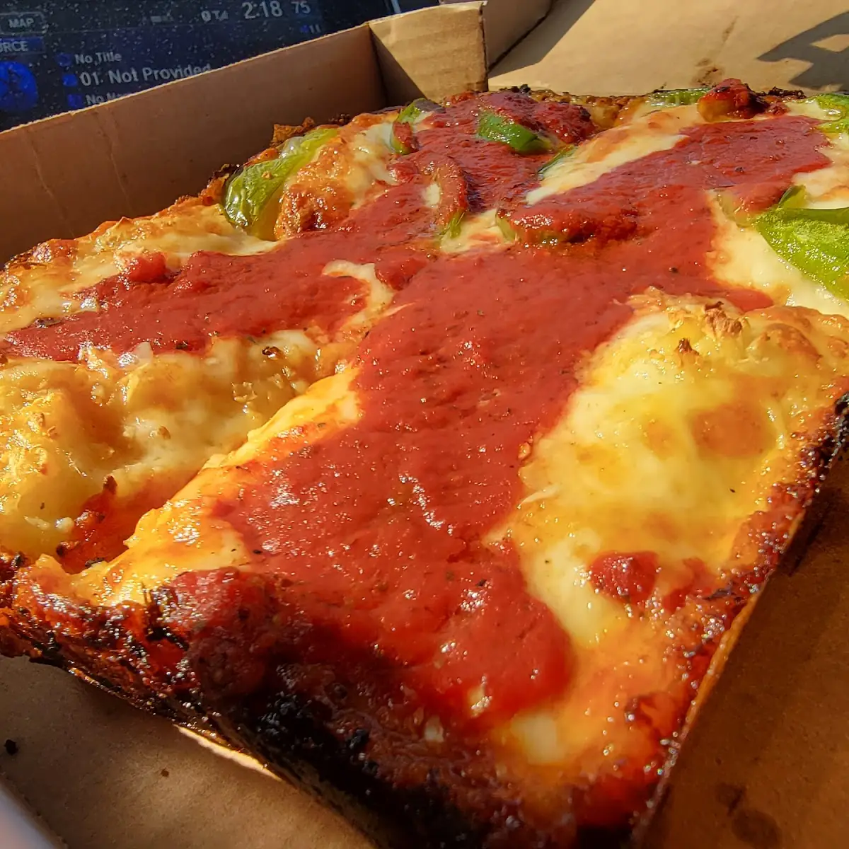 Square Cheese Pizza