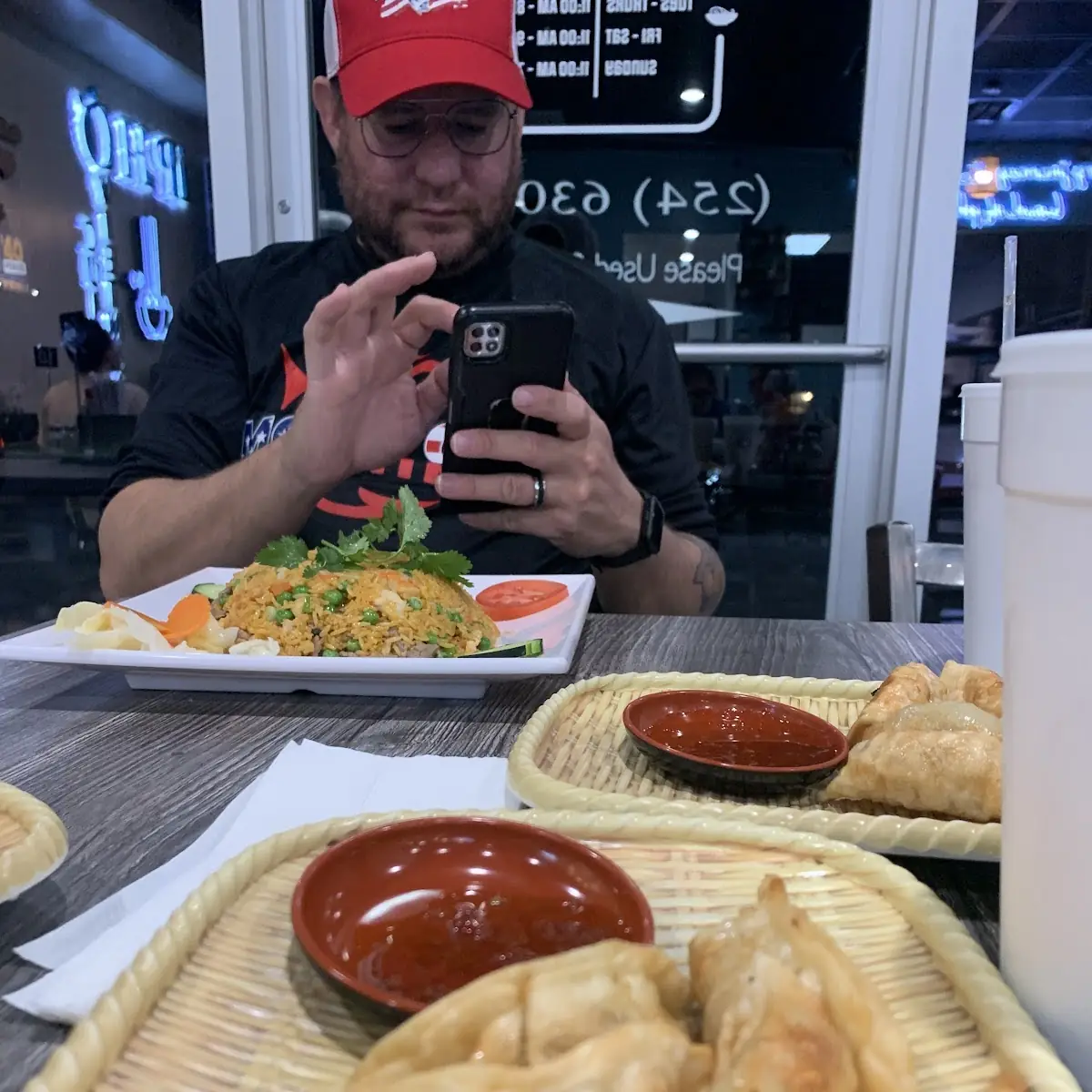 Fried Dumplings and Combination Fried Rice