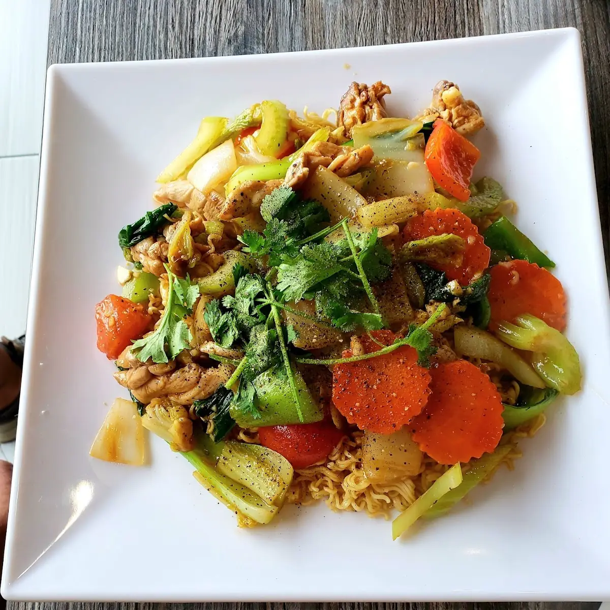 - Stir Fried Vegetarian