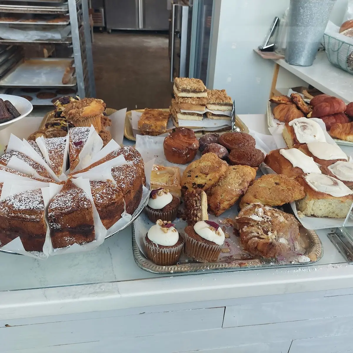 Muffins and Cinnamon Roll