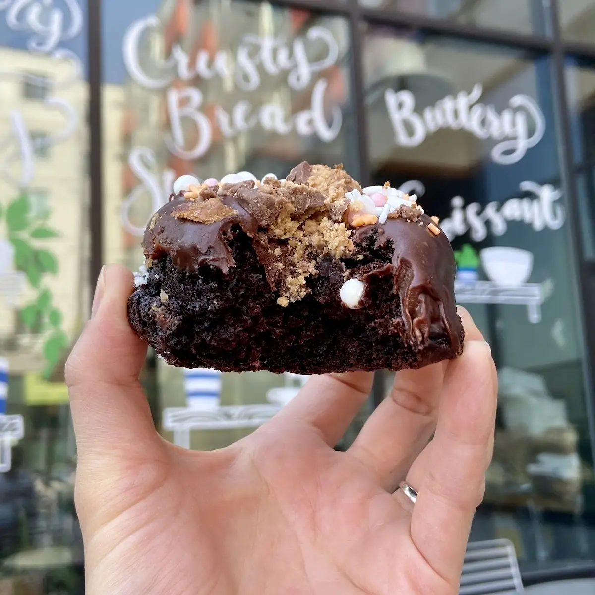 Peanut Butter Chocolate Donut