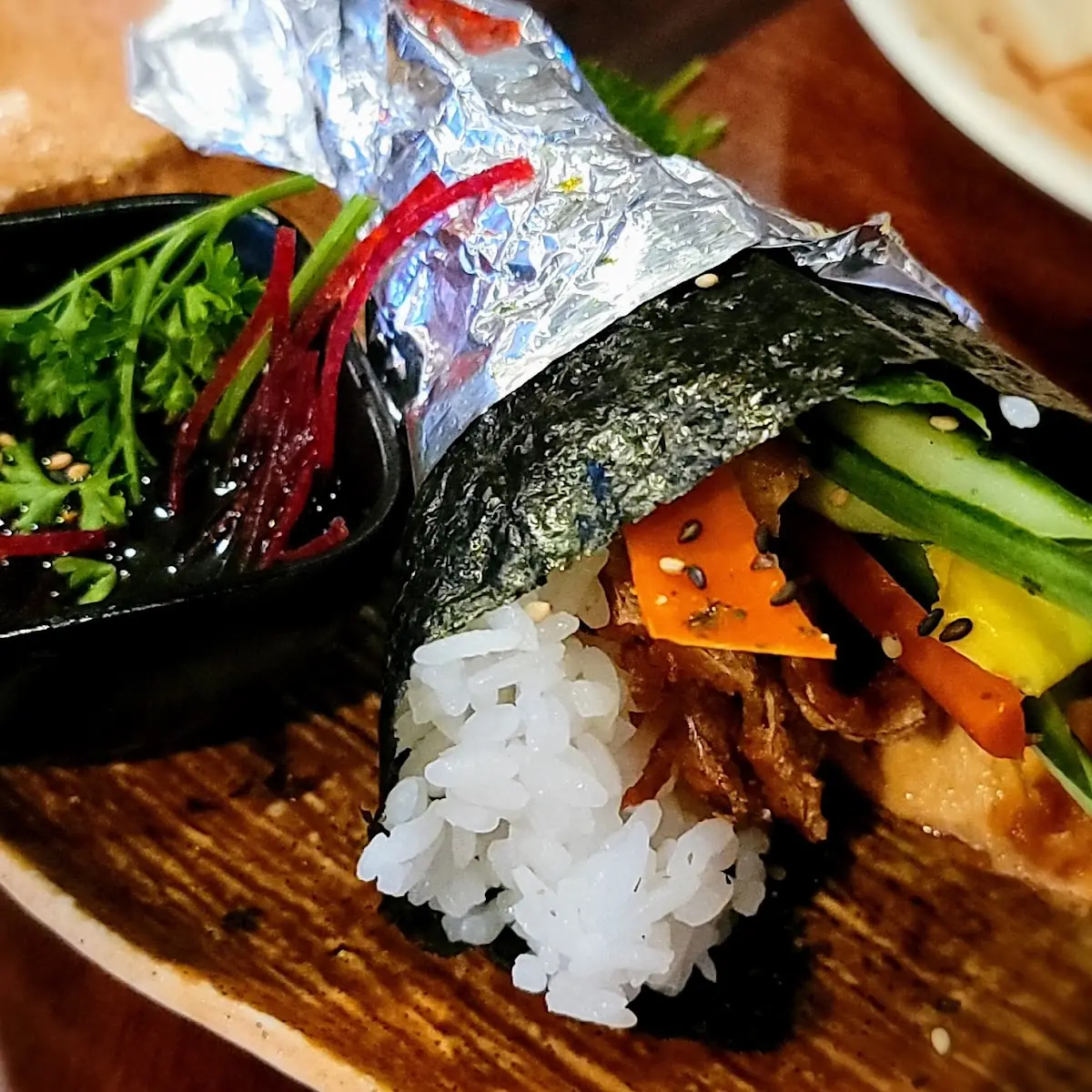 Salmon Skin Hand Roll
