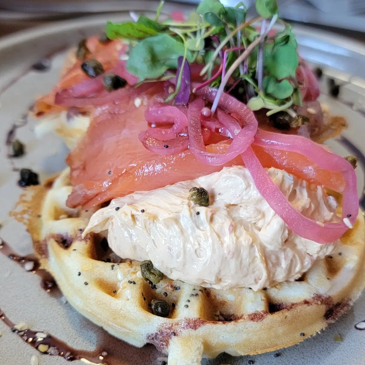 Lox Waffle