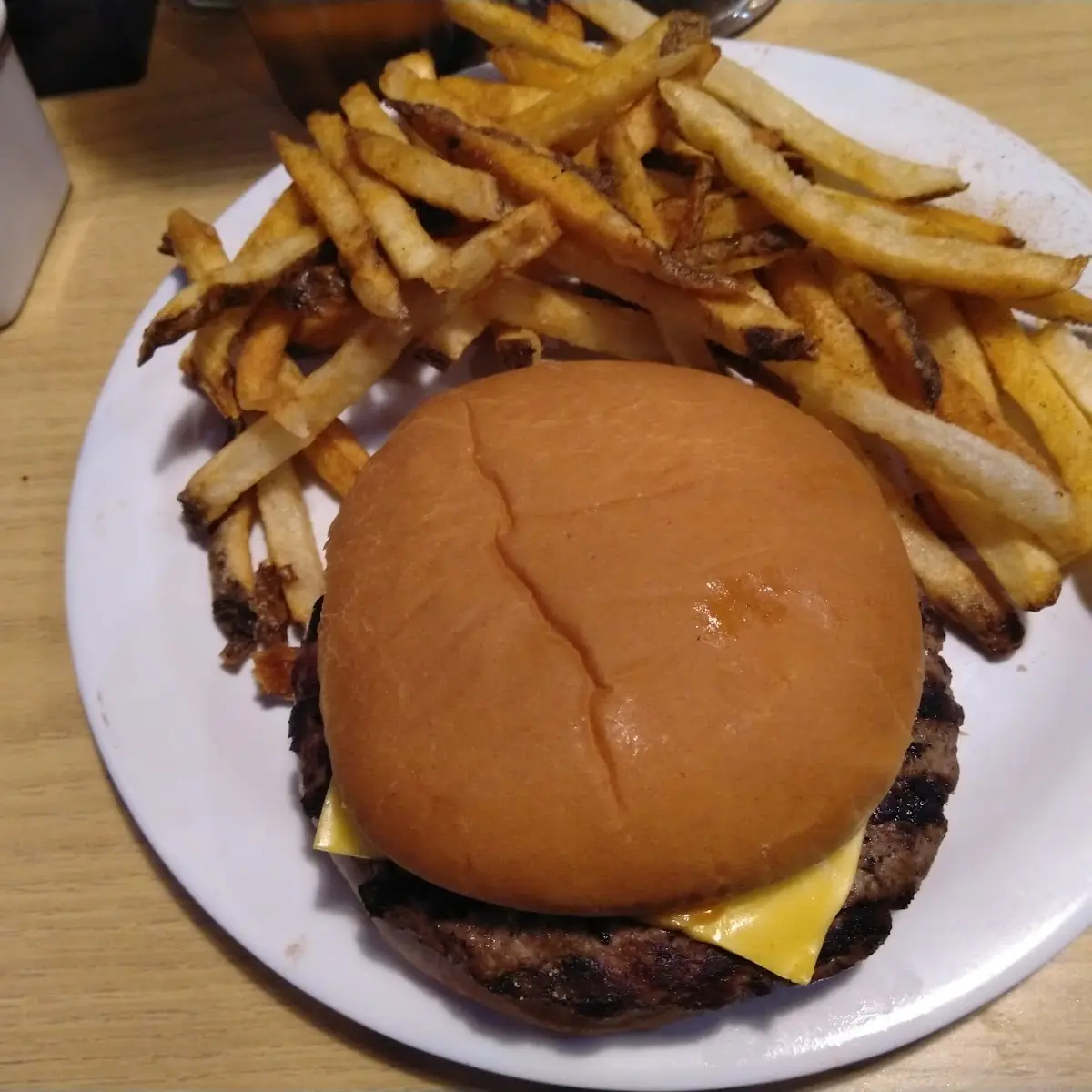 Cheeseburger and Fries