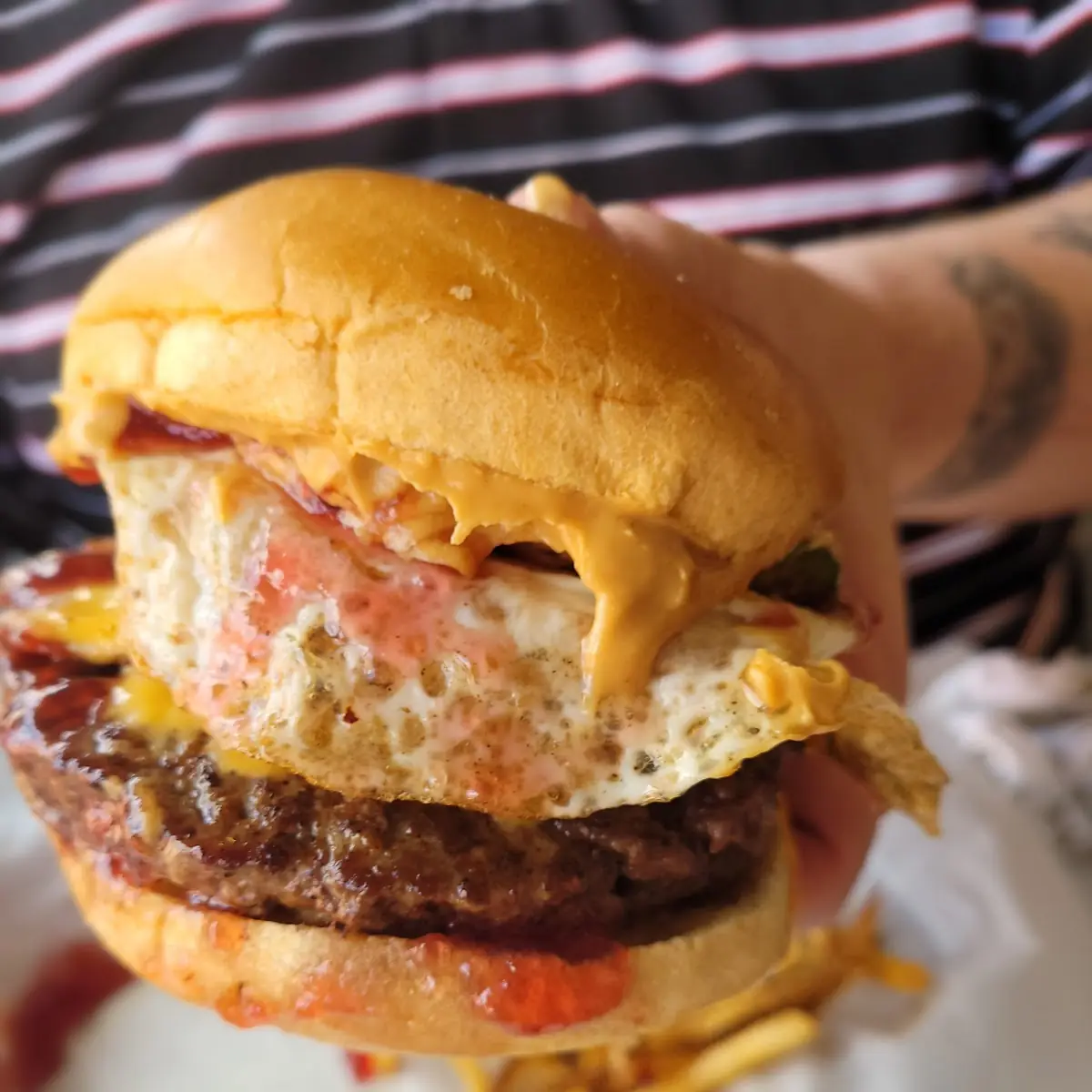 Peanut Butter and Jelly Burger