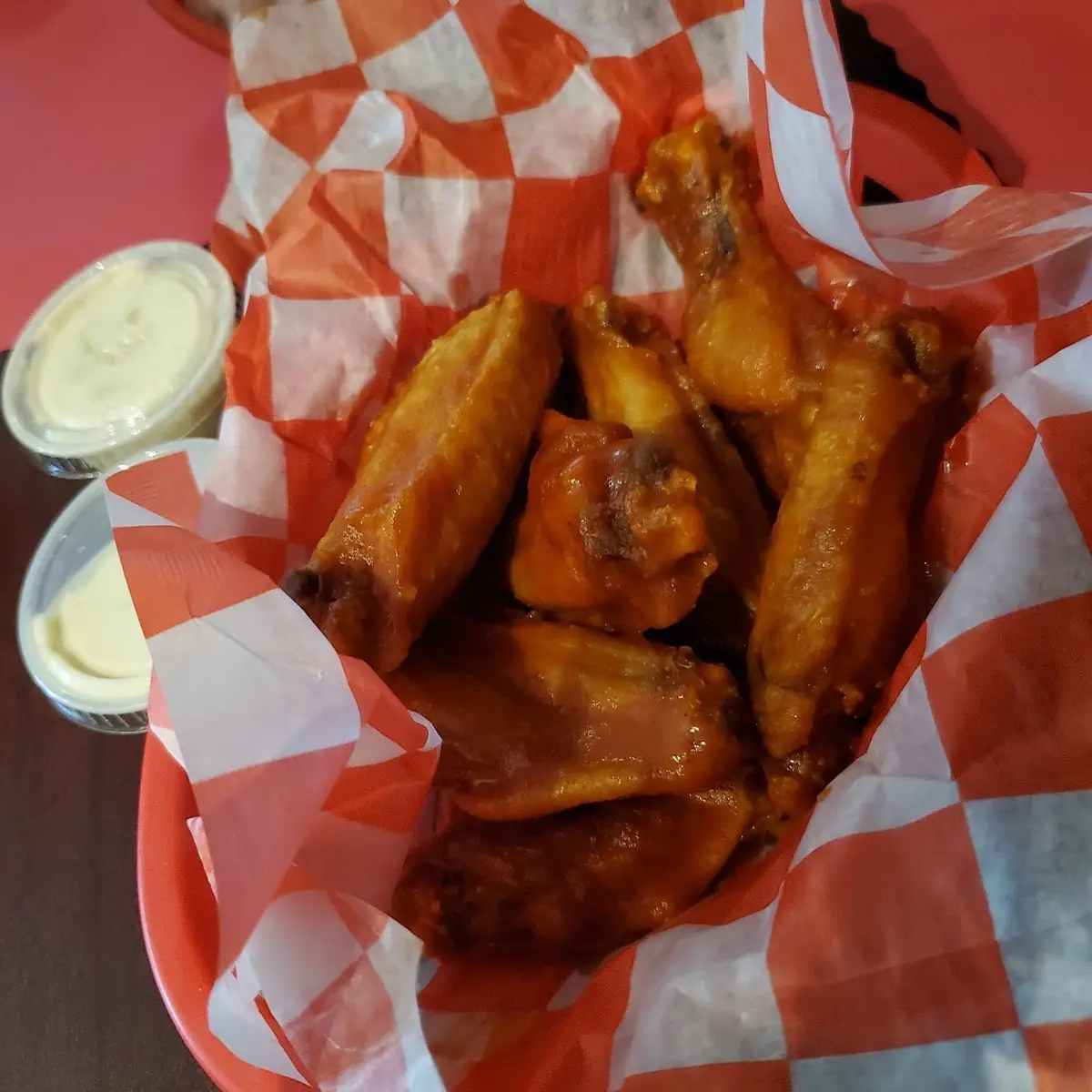 Bone in Wings with Bobo's Sauce