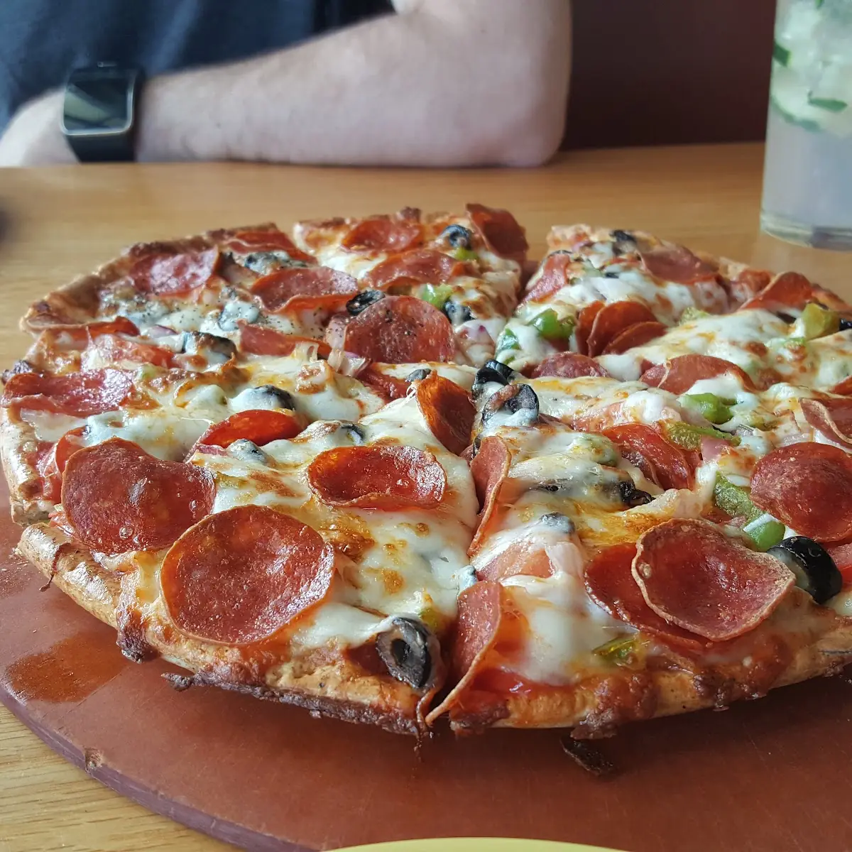 Veggie Pizza and Pepperoni