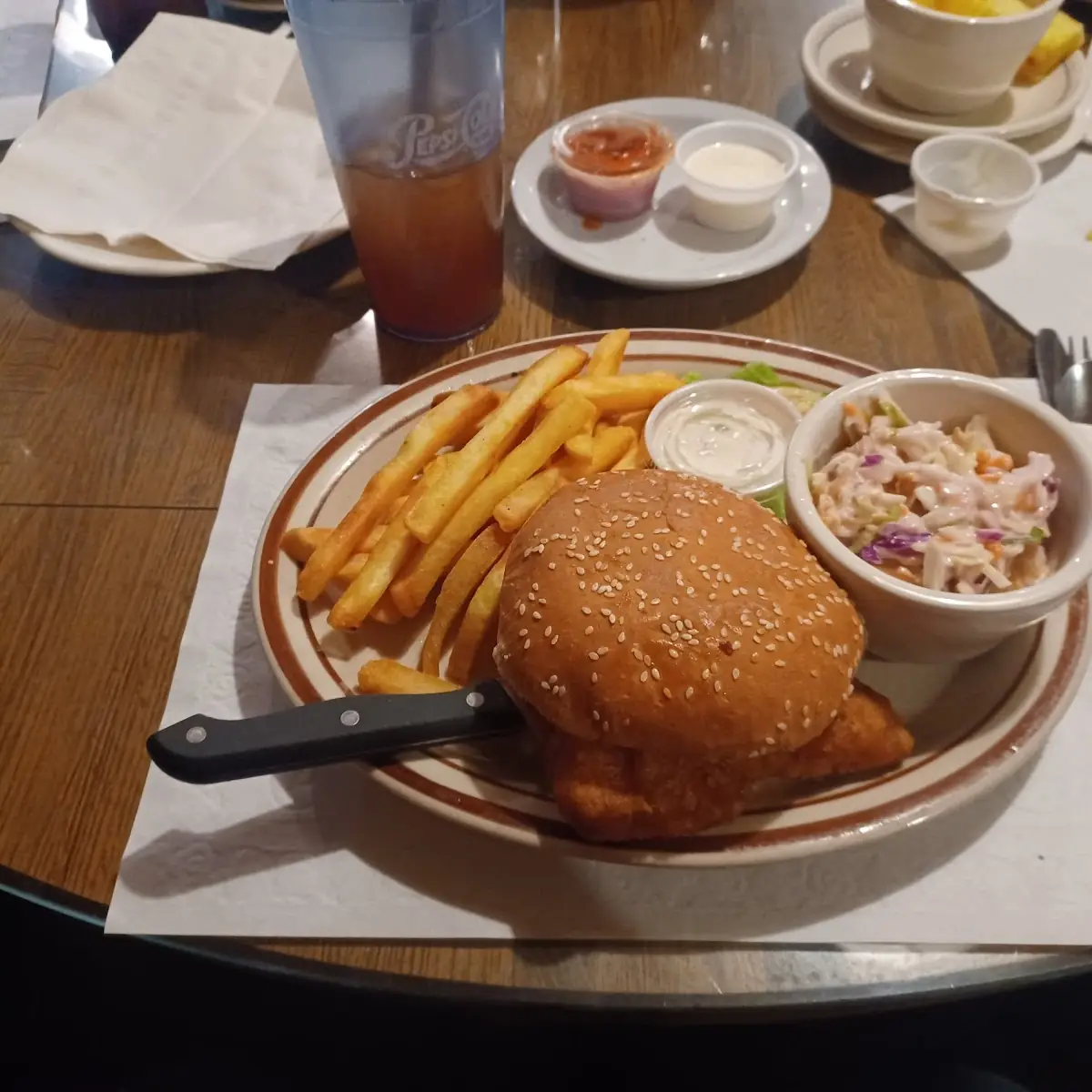 Dinner Special Fish Sandwich & Fries