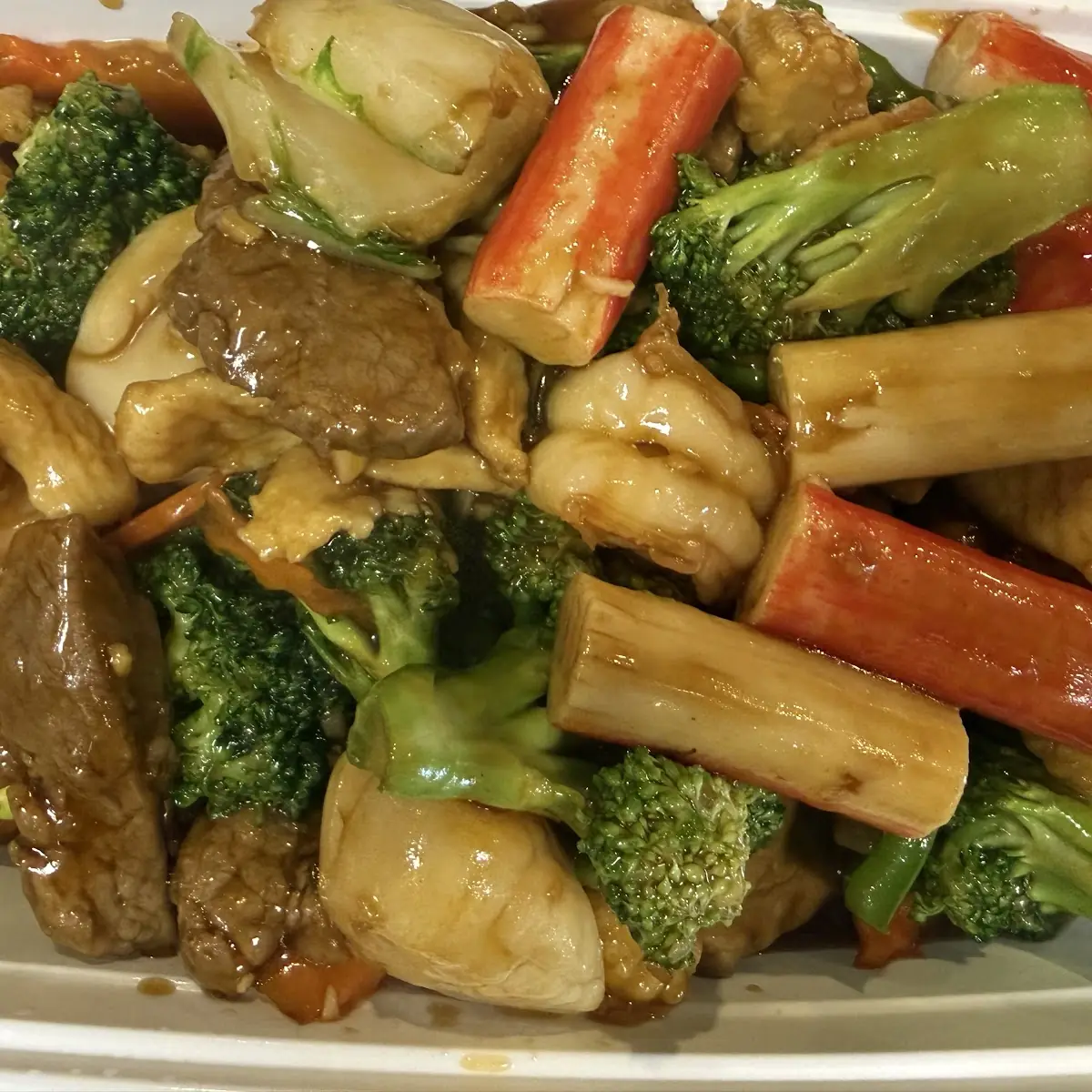 Vegetable Delight Broccoli with Garlic Sauce