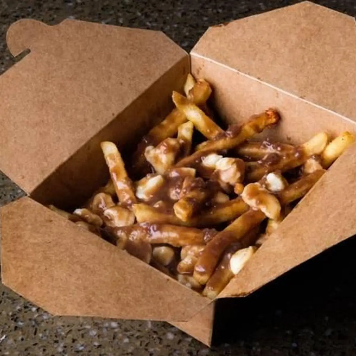 Chicken Fingers Poutine Pop, Cue's N Cushion