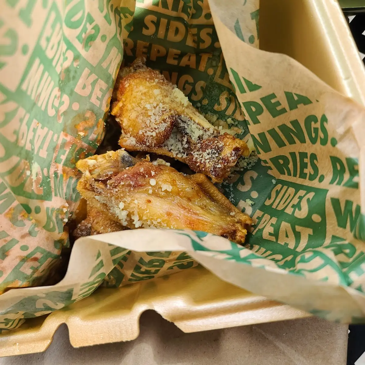 Garlic Parmesan Wings