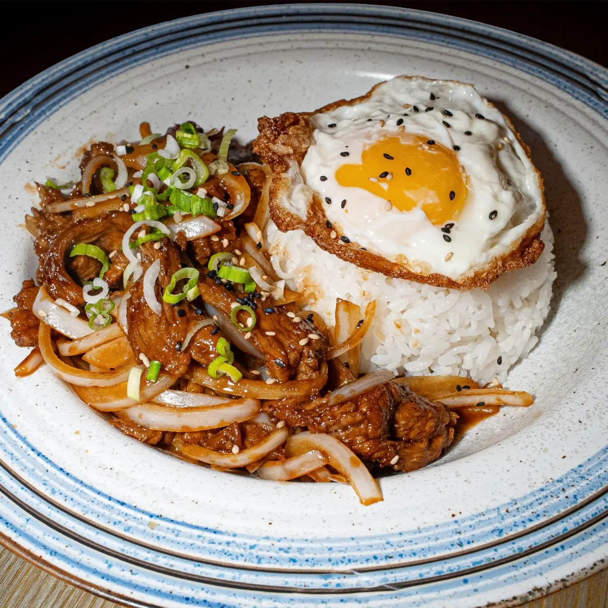 Beef Rice Bowl with Egg