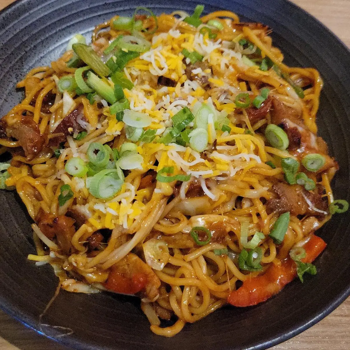 Cheesy Noodle on Fire