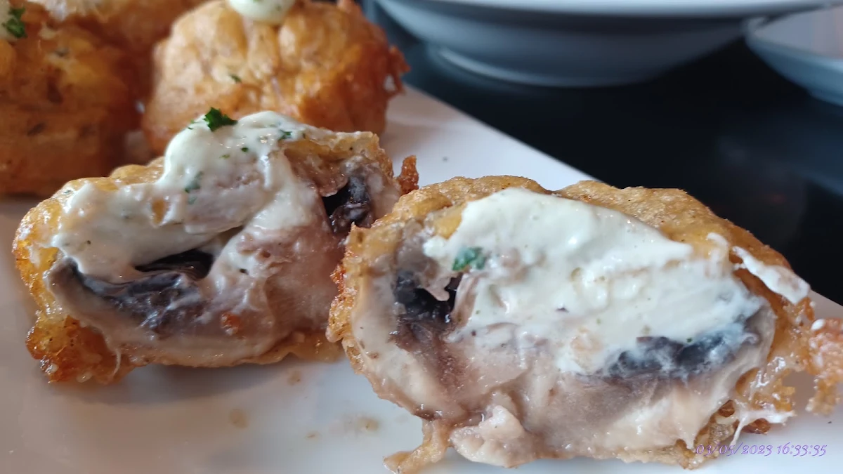 Fried Beer Battered Mushrooms