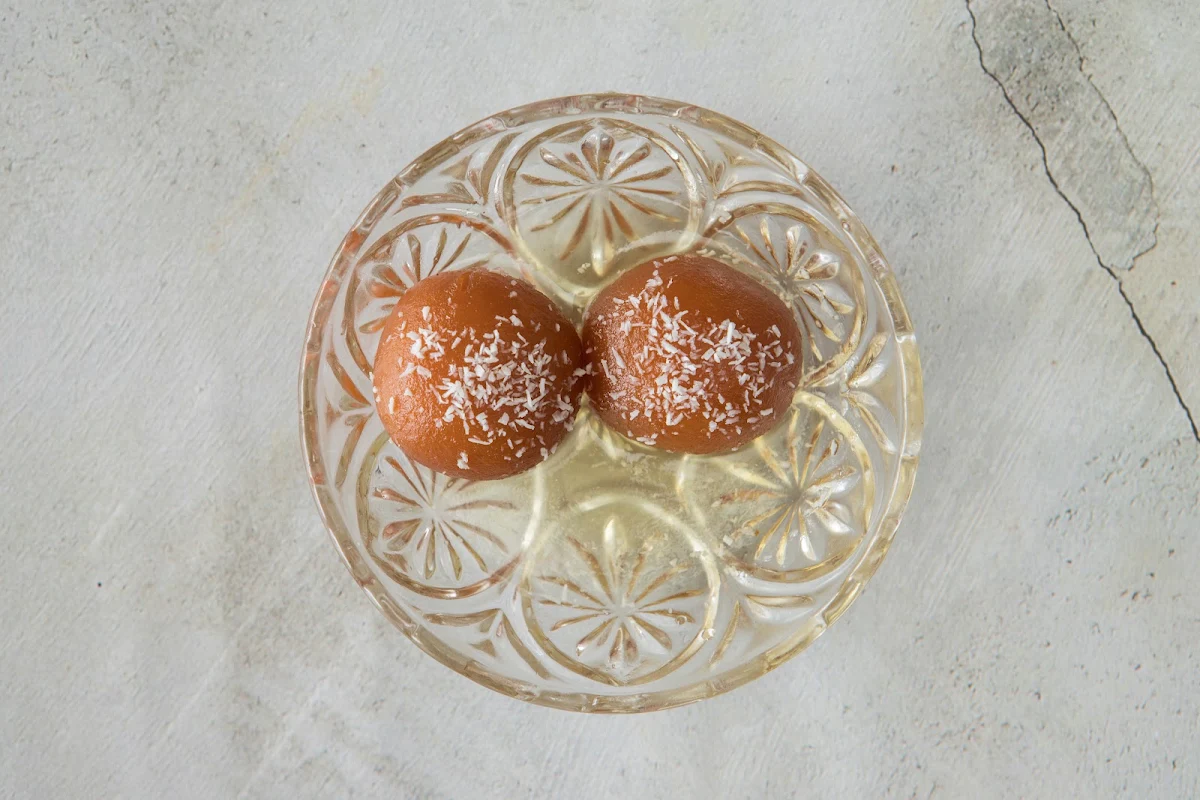 Gulab Jamun 2 pcs, The Saffron Indian Restaurant