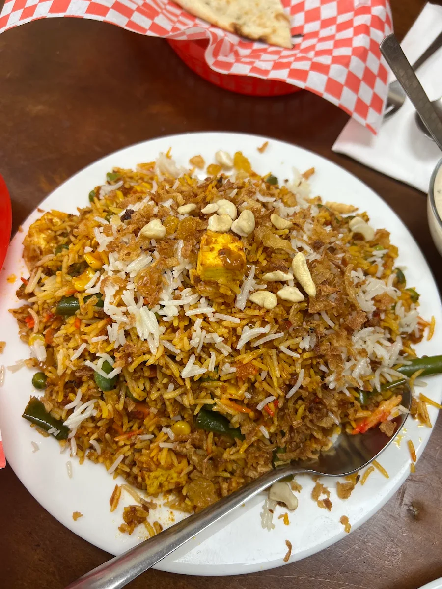 Lamb Biryani, The Saffron Indian Restaurant