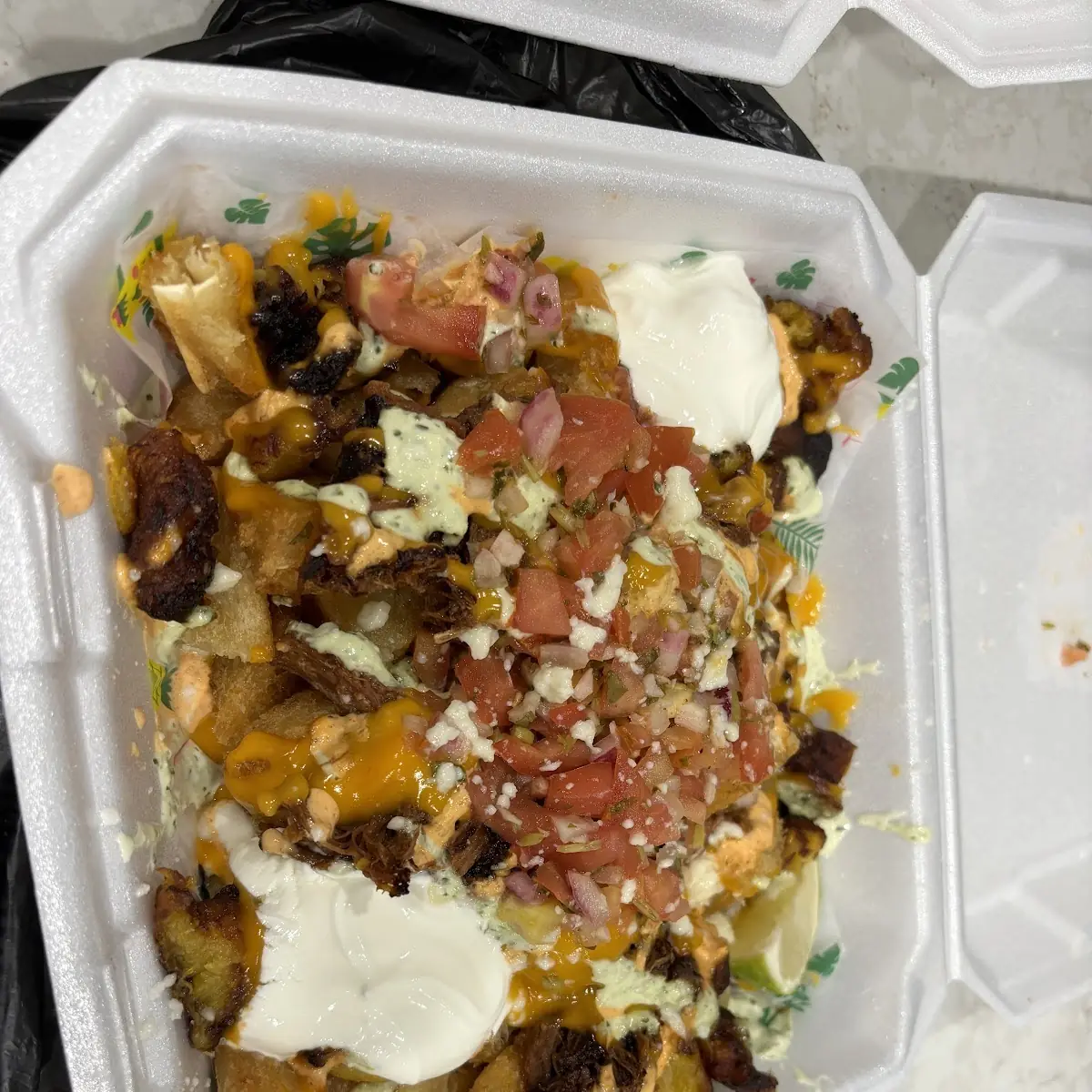 Loaded Yuca Fries