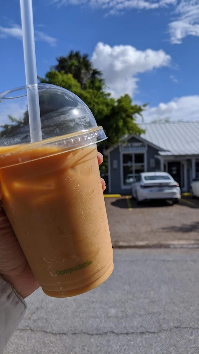 Iced Americano with Oat Milk