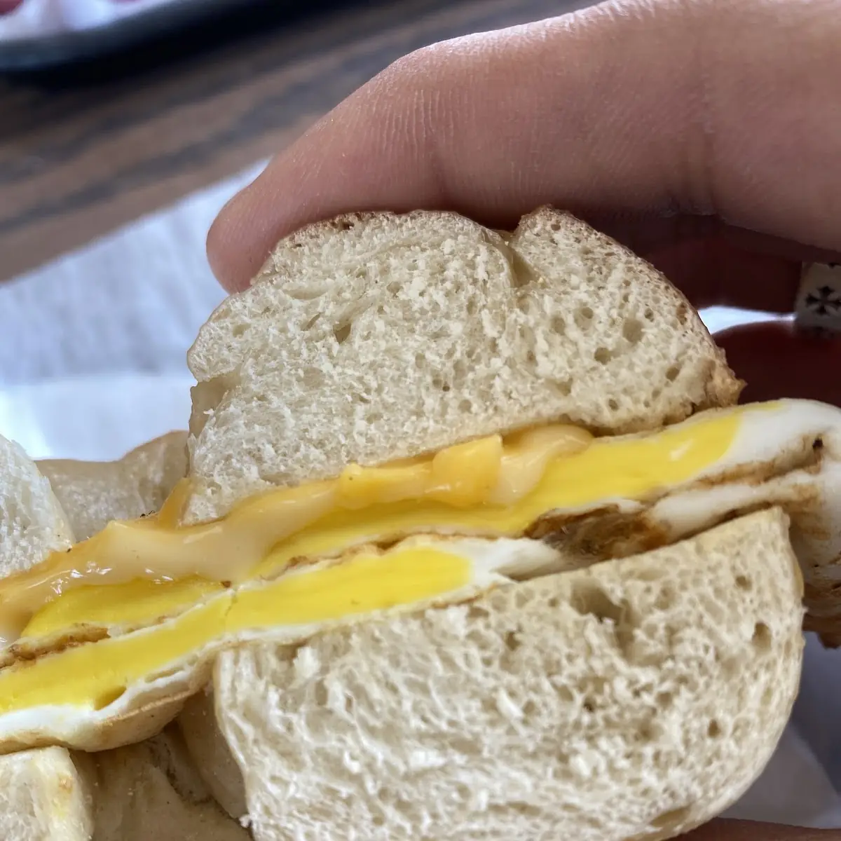 Pork Roll and Cheese Breakfast Sandwich