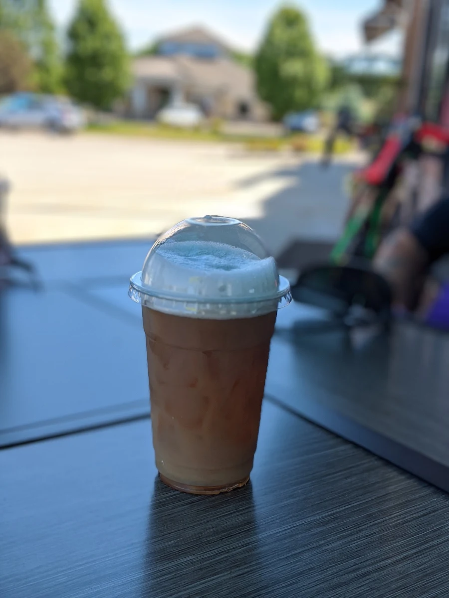 Cold Brew with Salted Caramel Flavored Foam