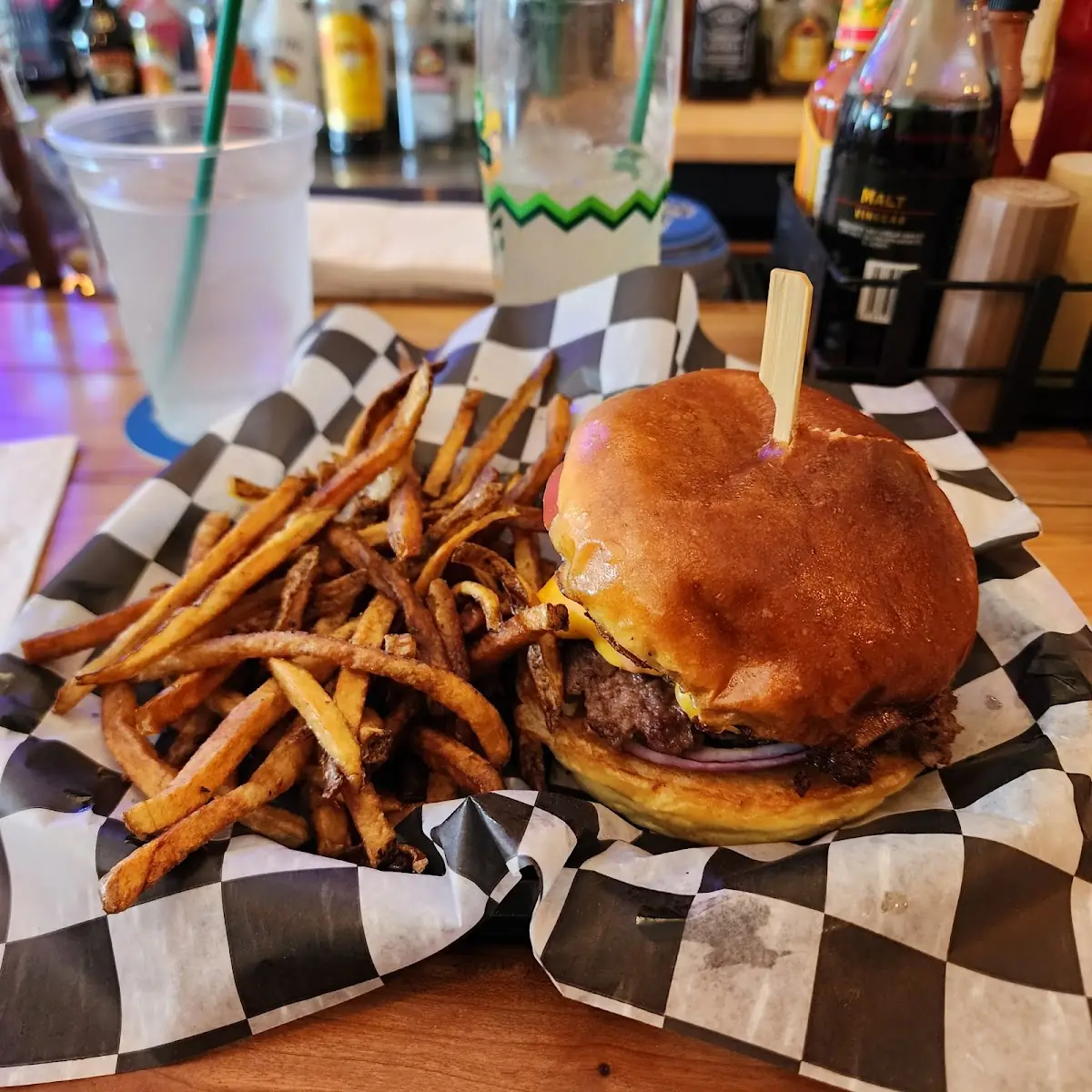 Smashed Bacon Burger