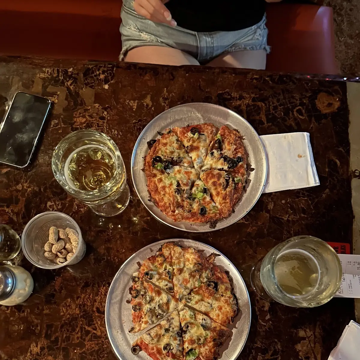 Veggie and Pepperoni Pizza