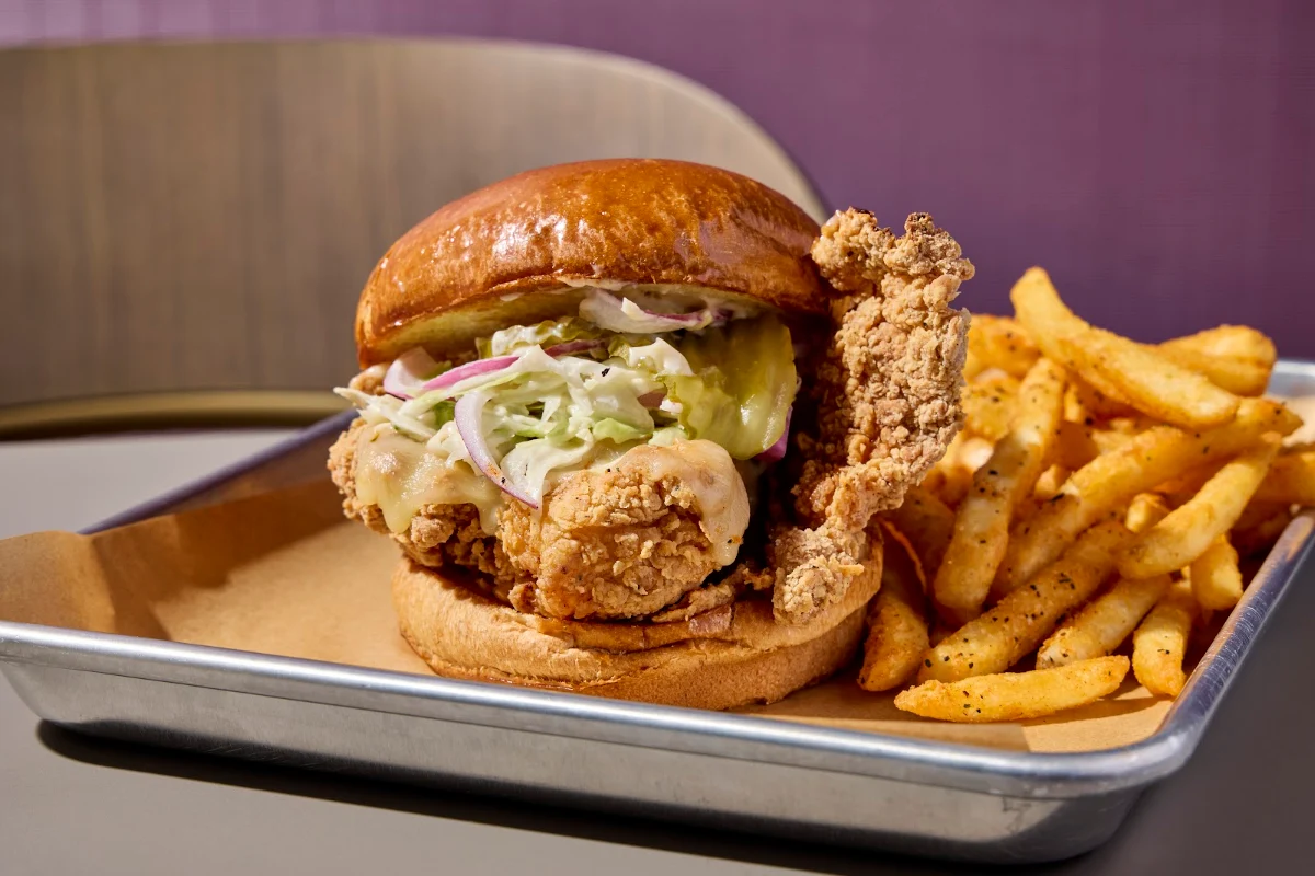 Hot Honey Fried Chicken Sandwich