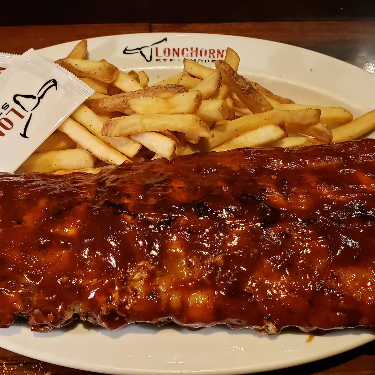 Full Rack of Ribs with Fries