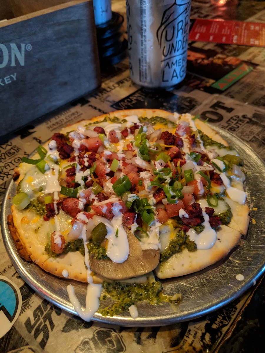 Gremlins Pizza with Char Siu Tofu