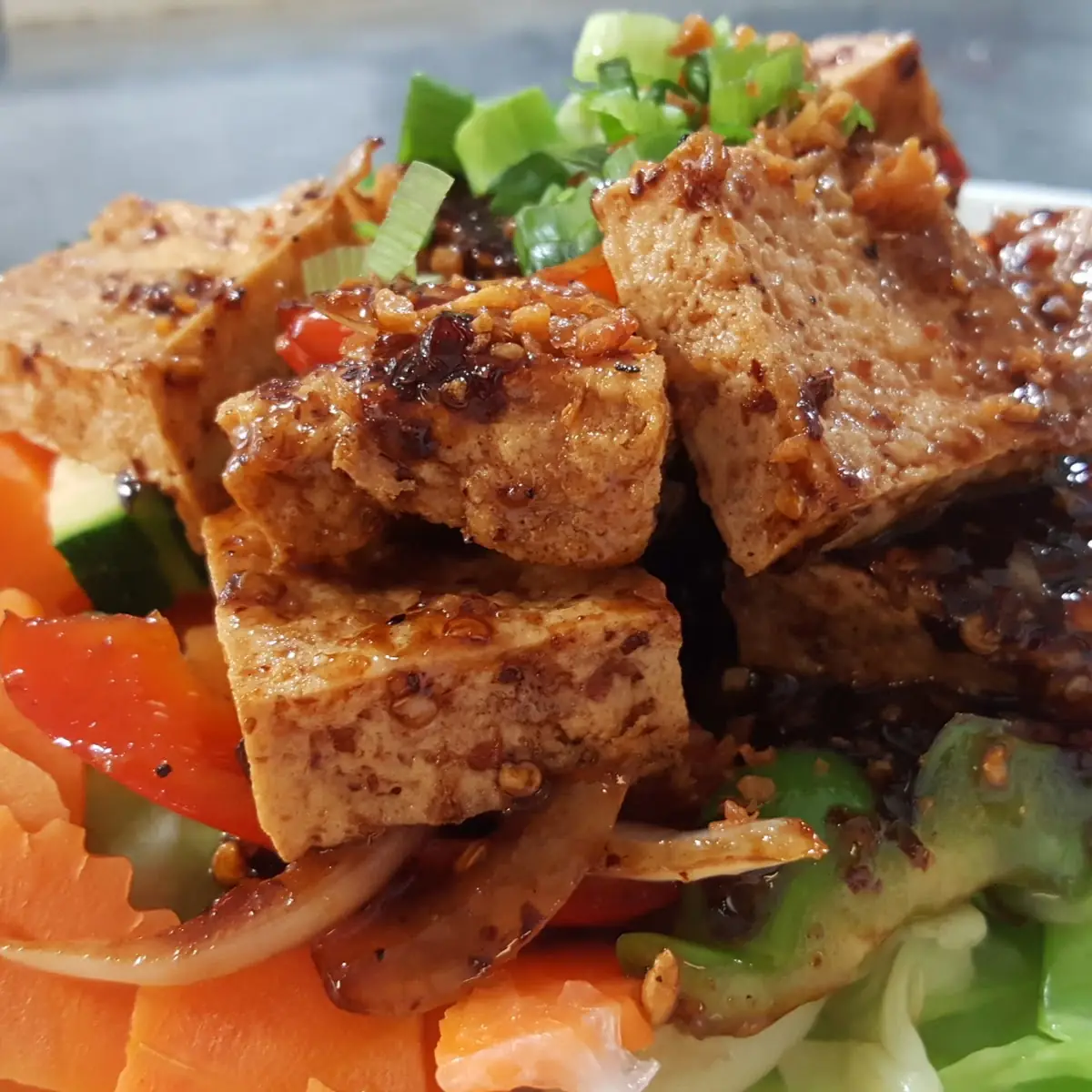 Garlic Pepper Tofu