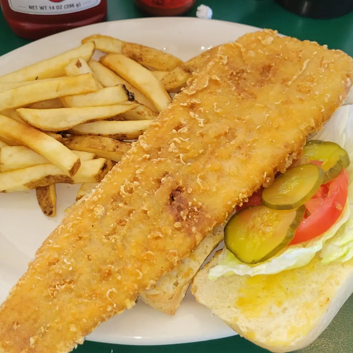 Gull Lake Fish Sandwich