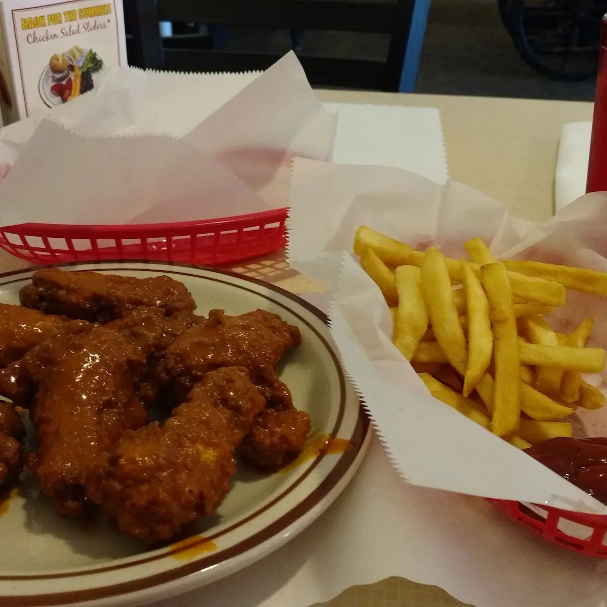 Hot Wings and Fries